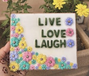 Live Love Laugh Art Piece