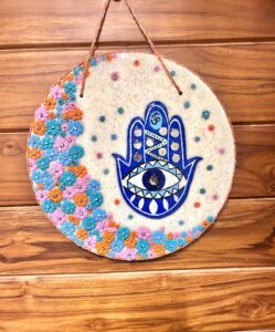 Hamsa Art Piece