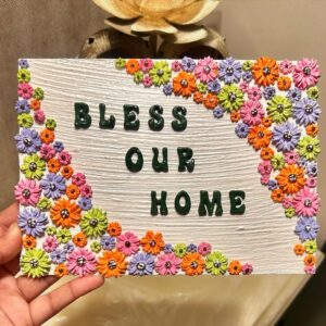 Bless Our Home 3 Art Piece
