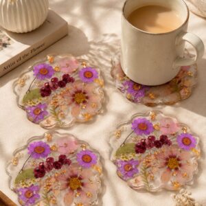 Flower Coaster(Set of 4)