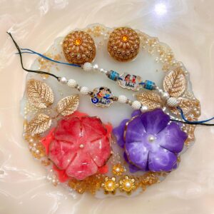 3D Flower Thali (8 inch)